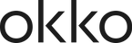Black 'OKKO' logo on a white background